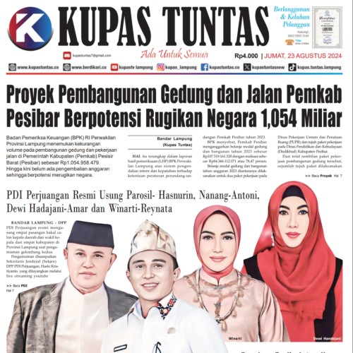 Kupas Tuntas - Surat Kabar Harian Kupas Tuntas Edisi Jumat, 23 Agustus 2024